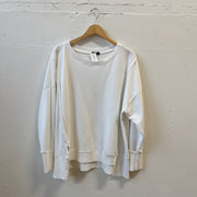 SIZE XL | White Crewneck