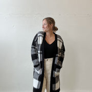 Size S | Plaid Cardigan