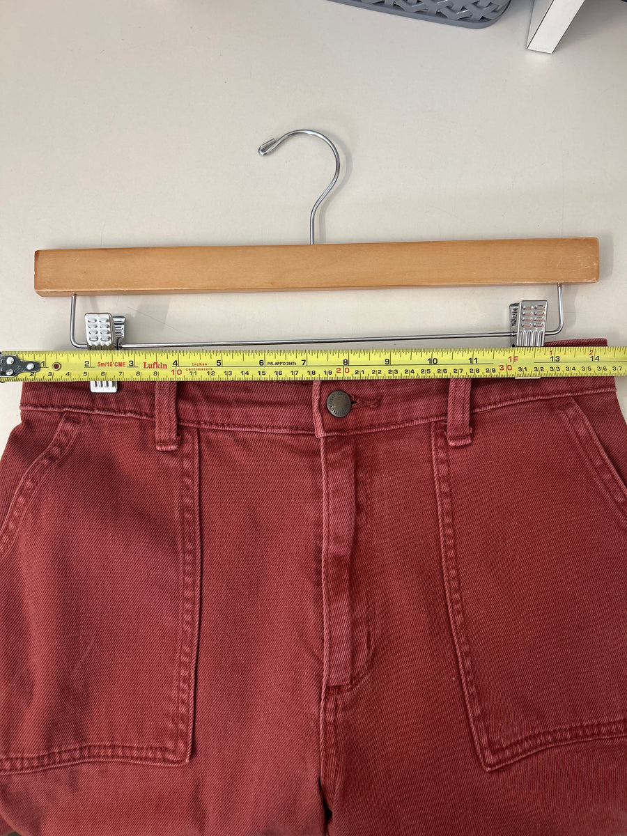 SIZE 2 | Red AE Wide Leg Pants