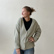 Size XS | AE Green Button Cardigan