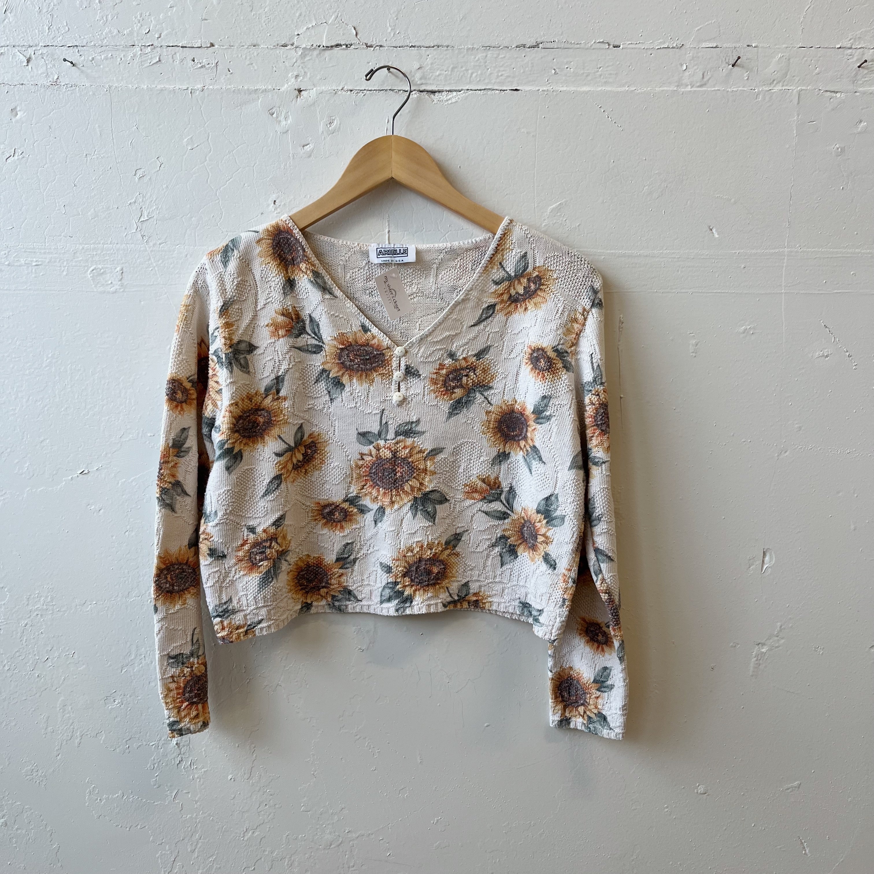 Size XS | Vintage Sunflower Top