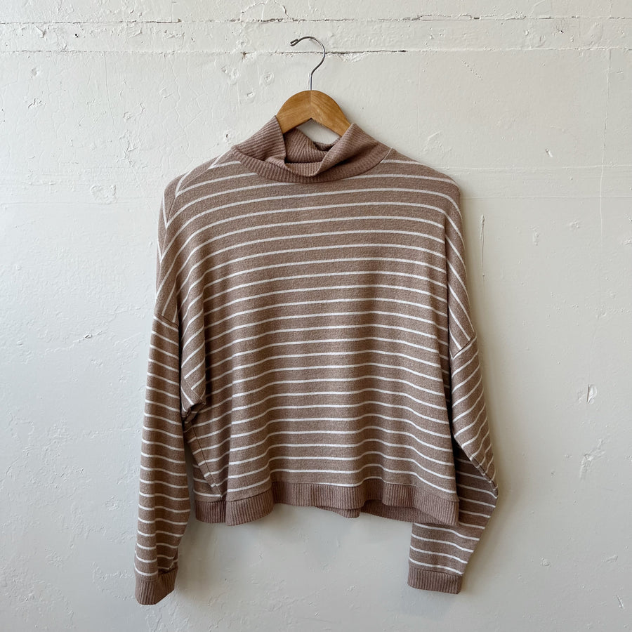 Size XS | Neutral Stripe Top