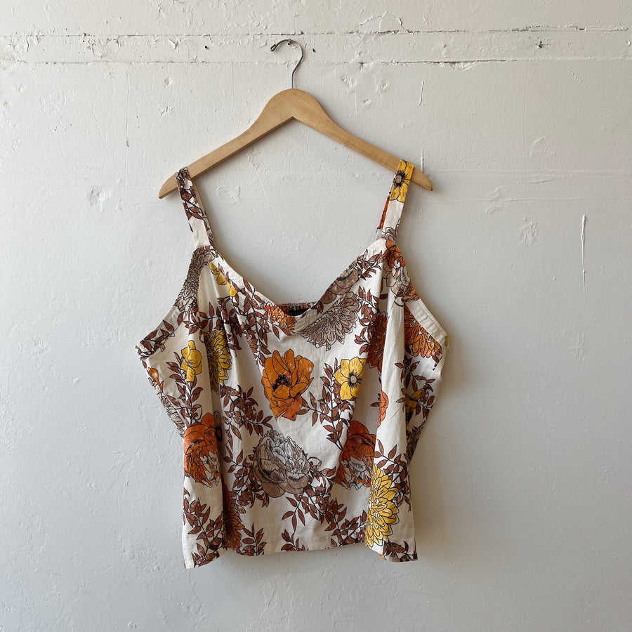 Size 28/4X | Floral Tank