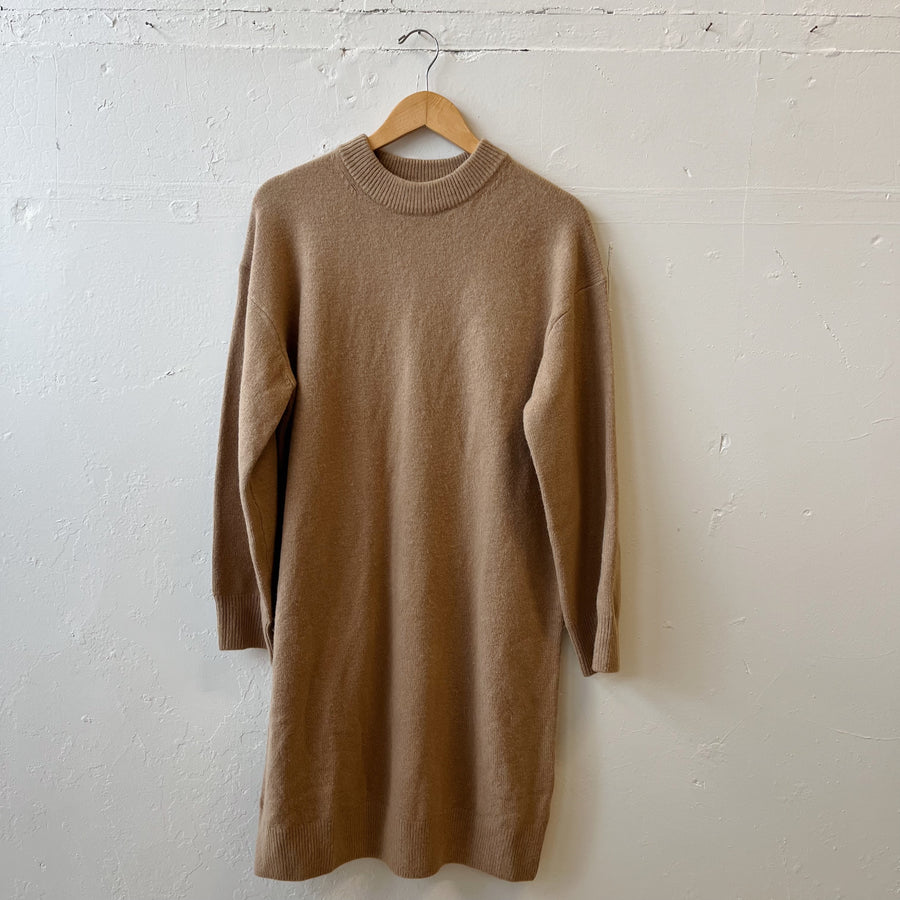 Size M | Tan Sweater Dress