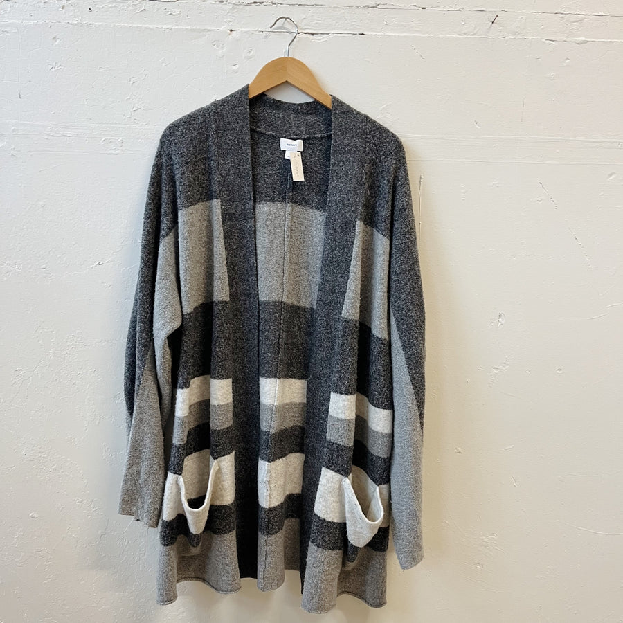 Size L | Striped Cardigan