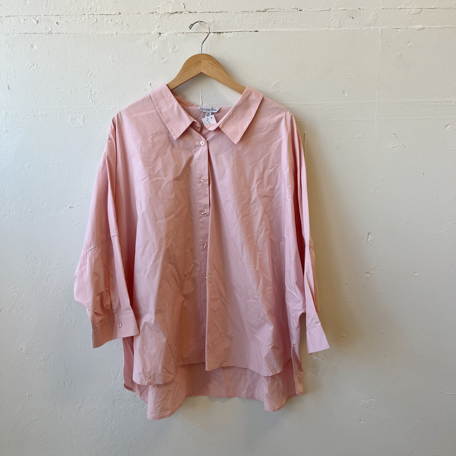 Size 3X | Pink Button Up