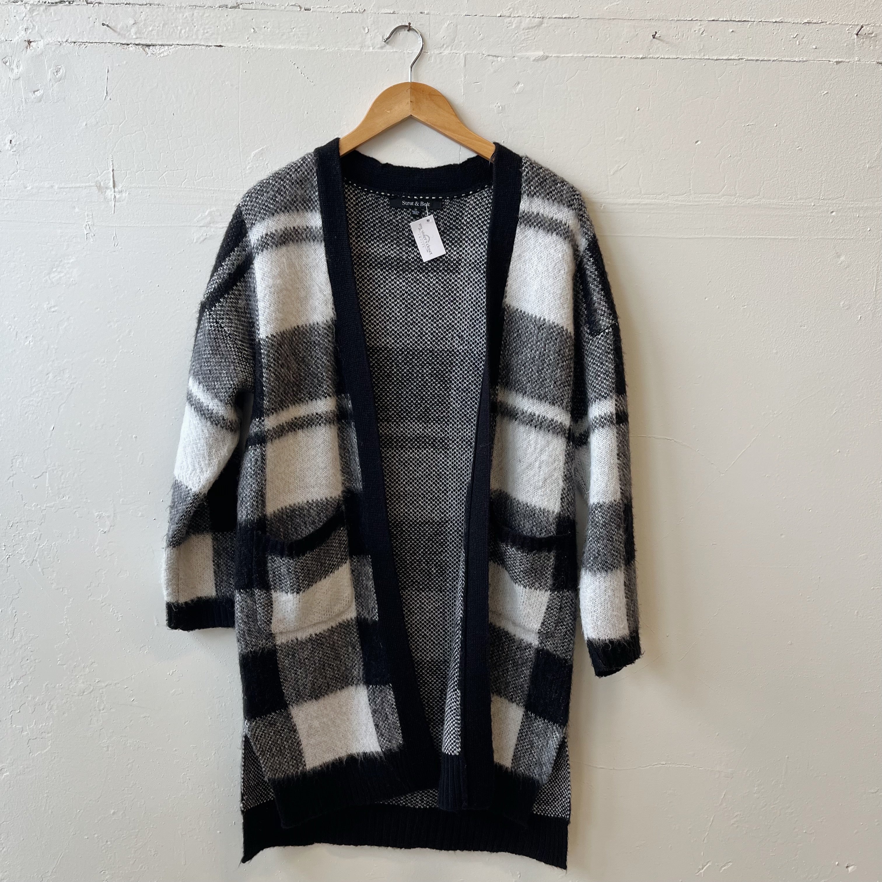 Size S | Plaid Cardigan