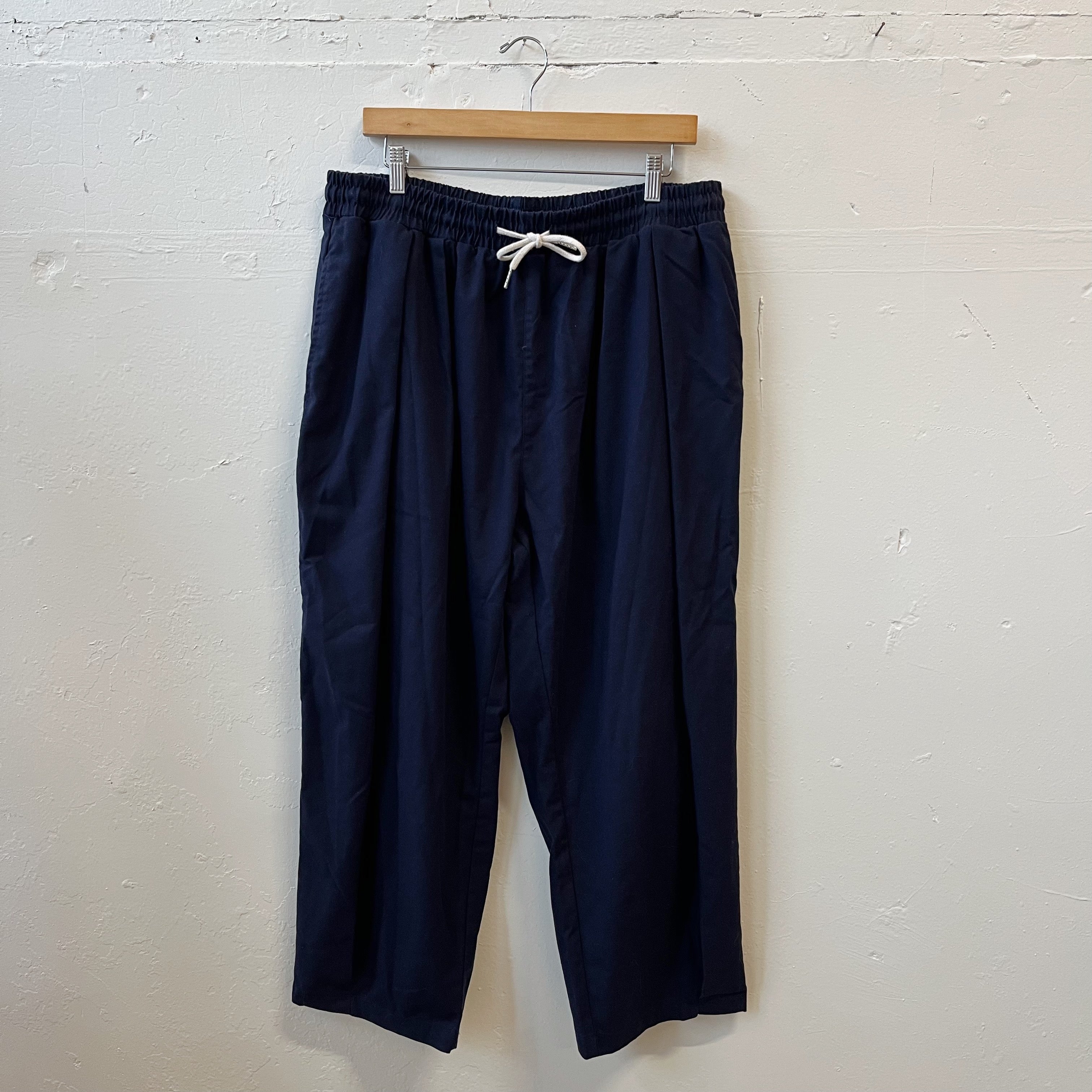 Size XL | Navy Linen Harem Pants