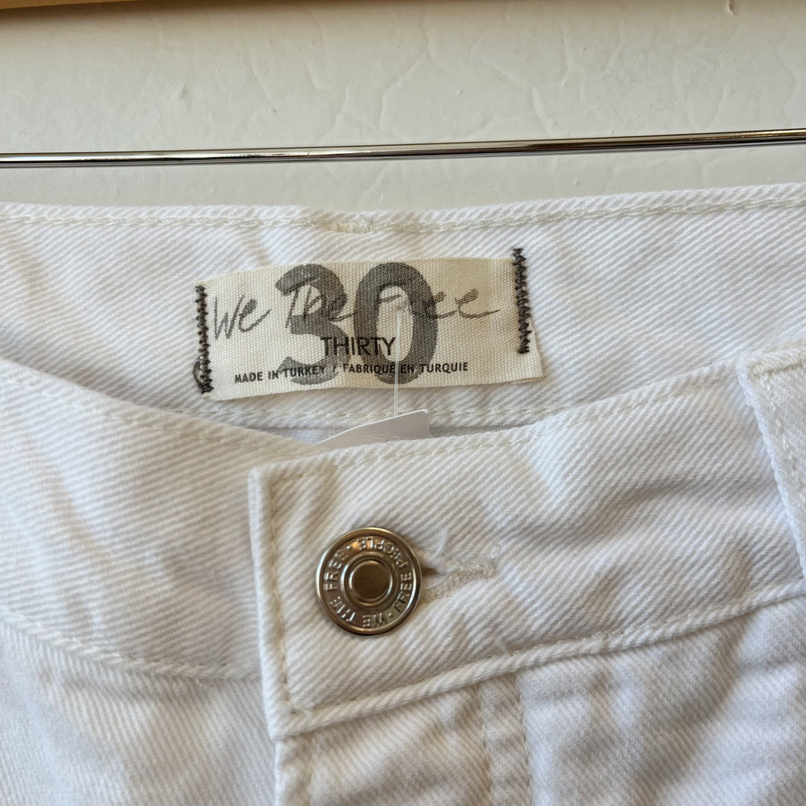 SIZE 10/30 | Free People White Jeans