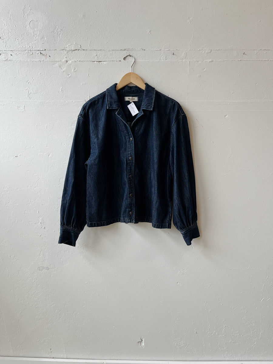 Size L Madewell Denim Top