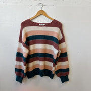 Size M/L | Multicolor Striped Sweater