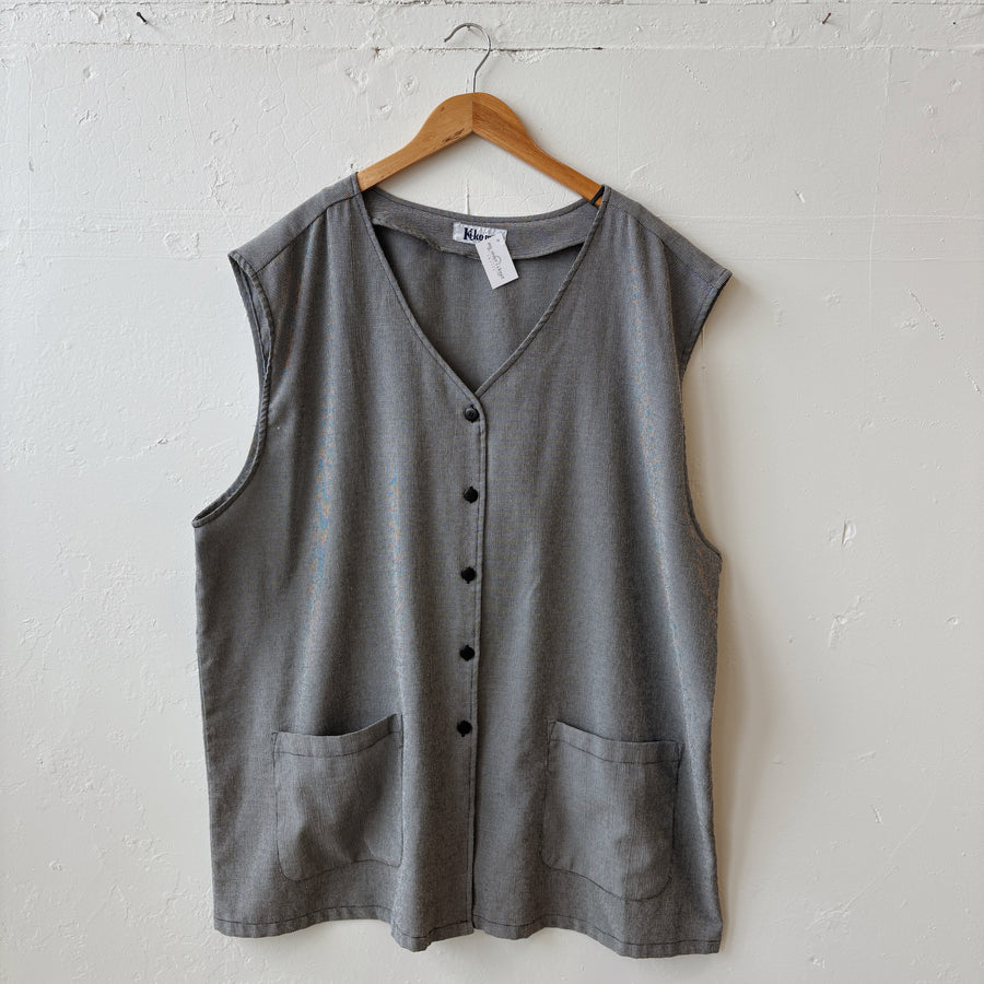 SIZE XXL | Black and White Vest