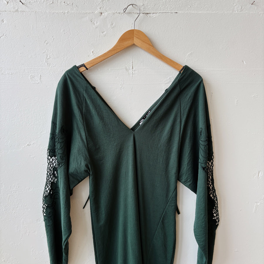 SIZE M | Green Zara Dress