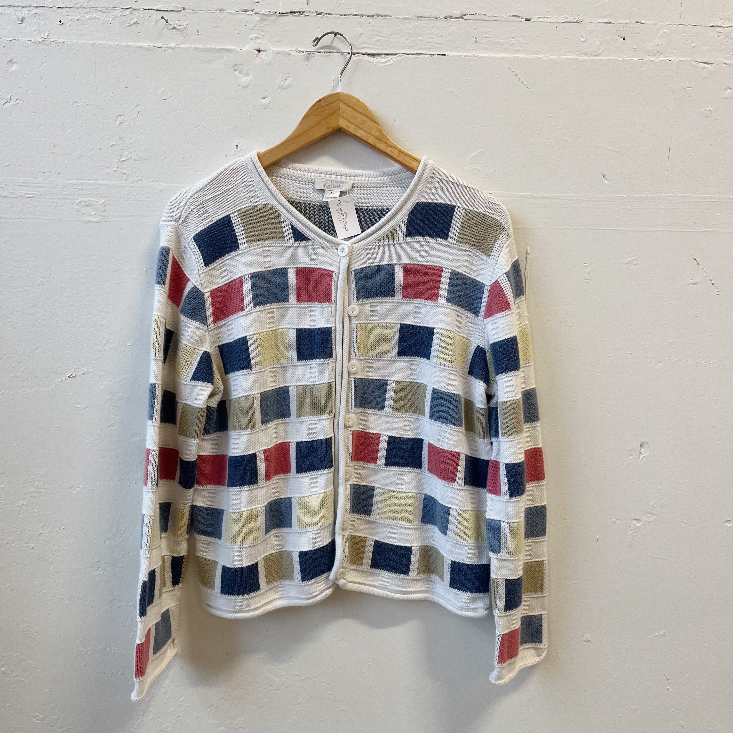 SIZE XL | Checkered Cardigan