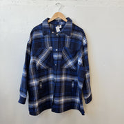 Size XL | Blue Plaid Shacket