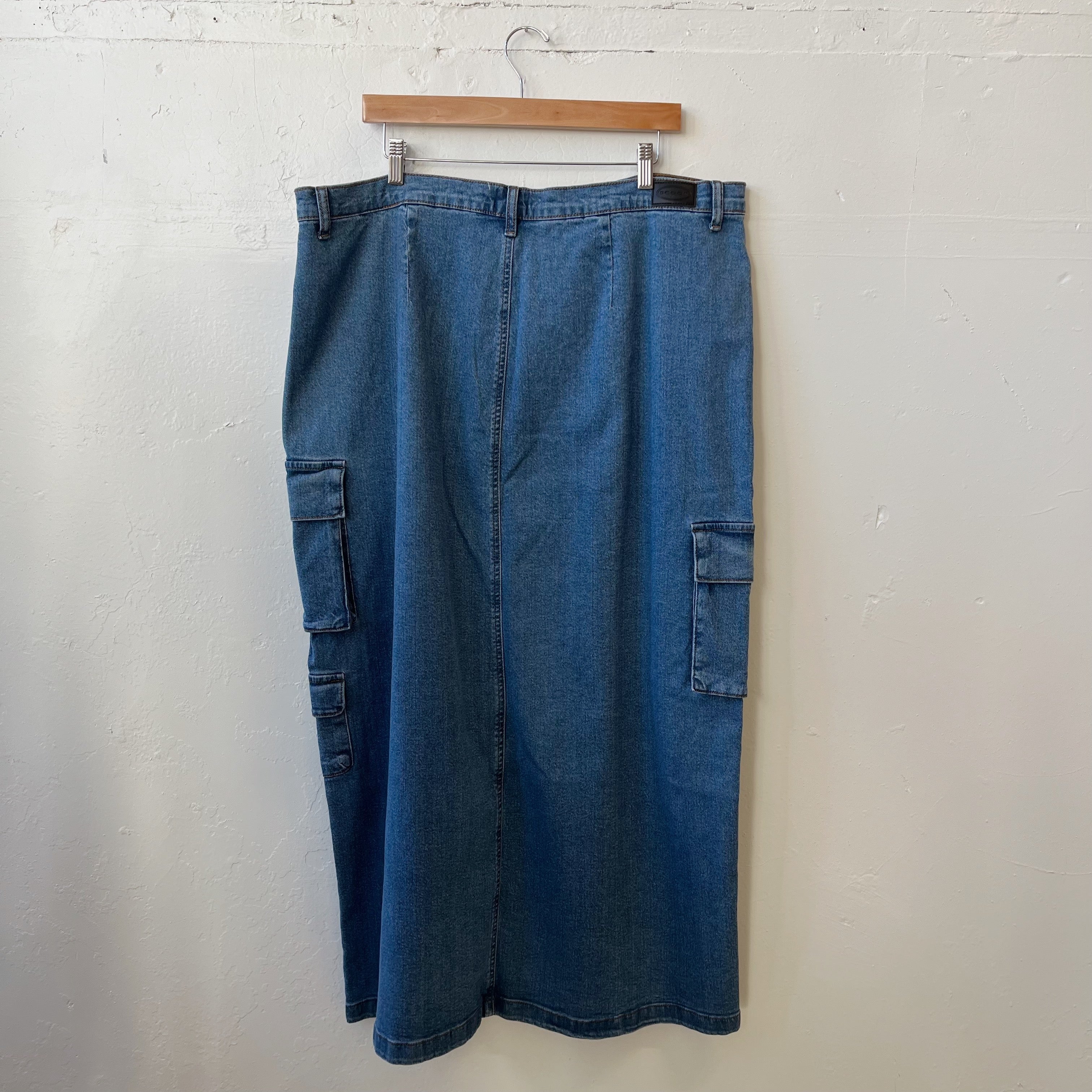 Size 20 | Cargo Denim Skirt