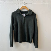 Size S | Green Collared Sweater