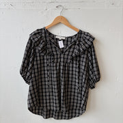 SIZE L | Plaid Top