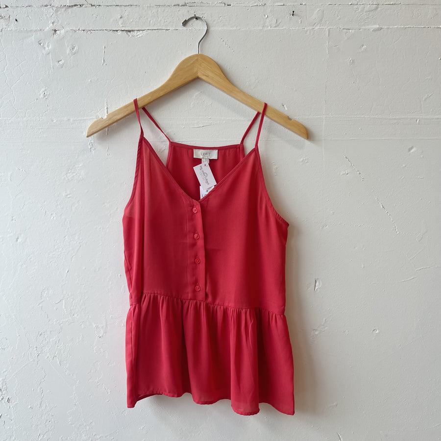 Size XS | Red Button Tank