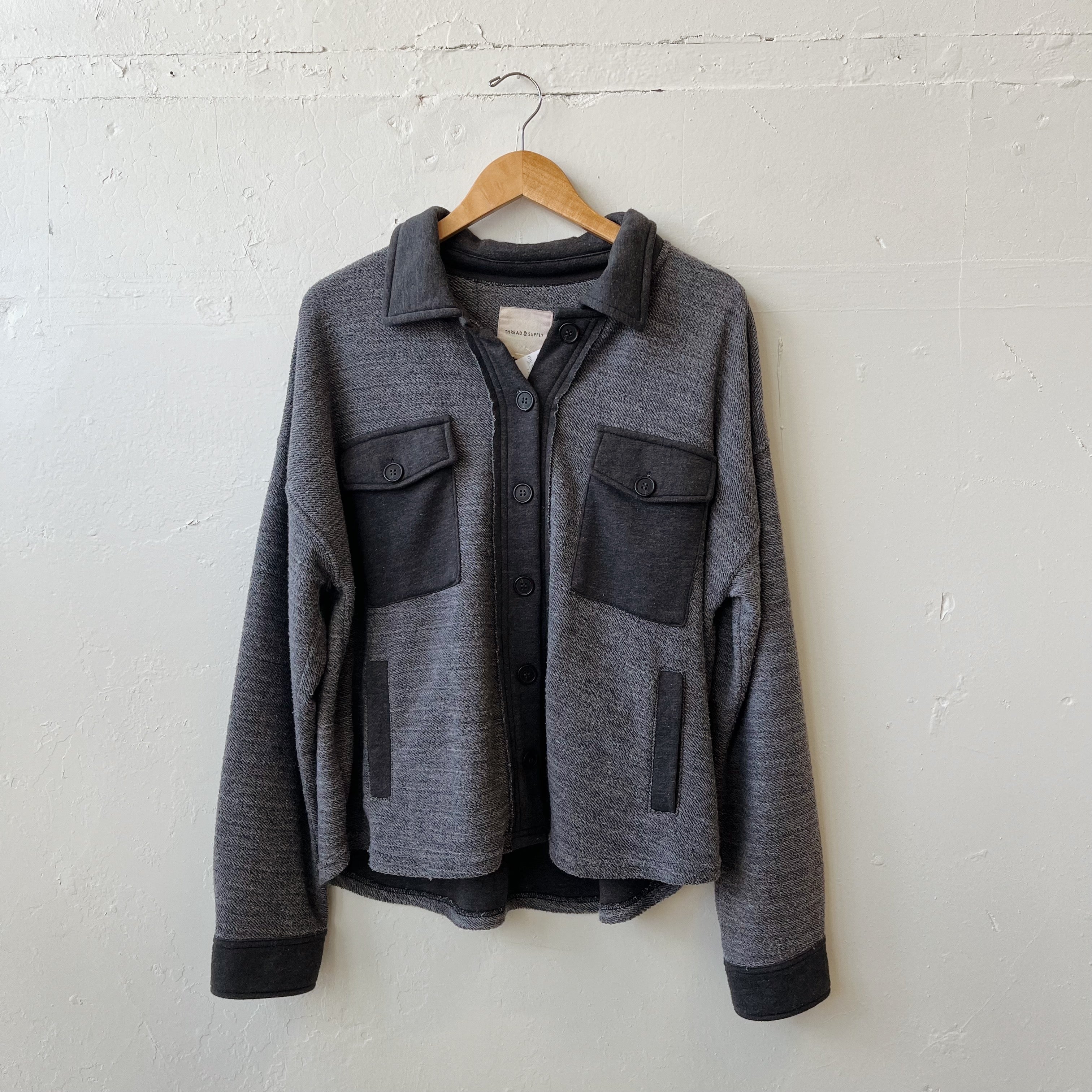 Size L | Gray Shacket