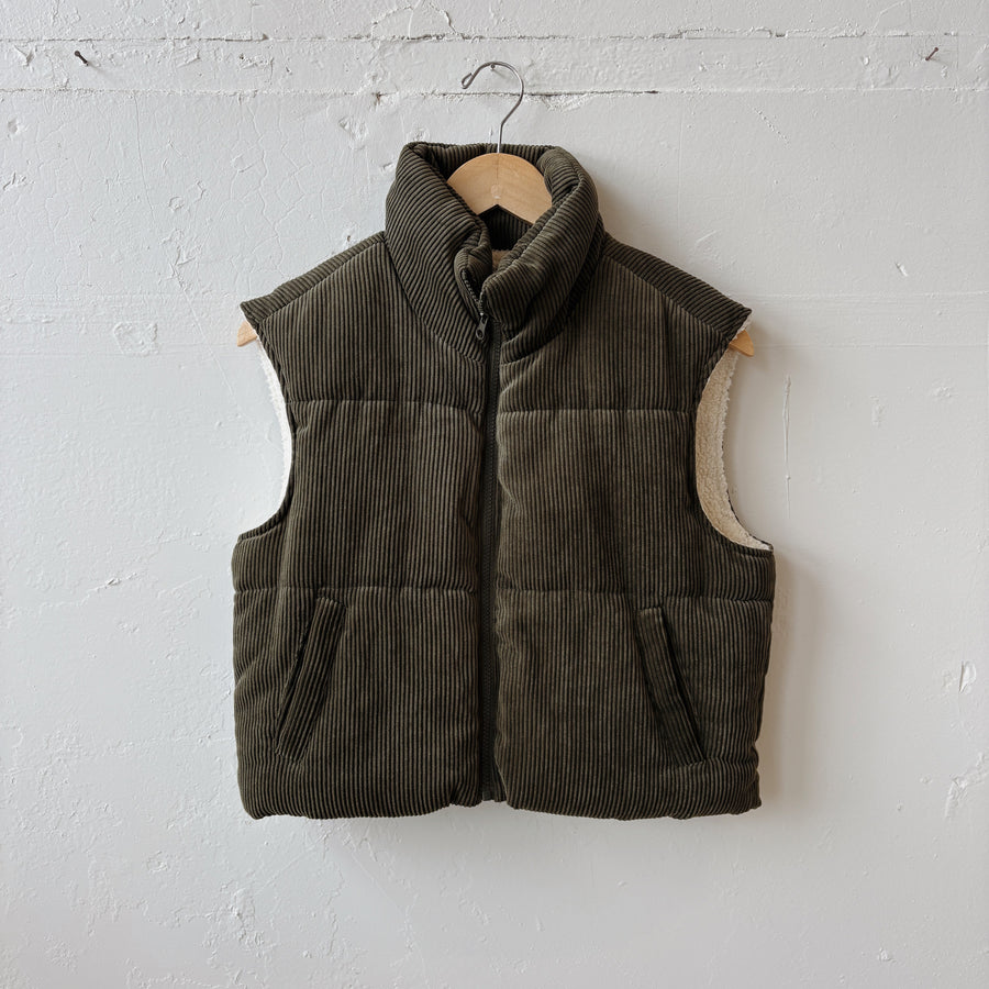 SIZE S | Green Puffer Vest