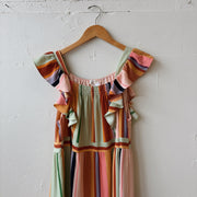 SIZE L | Colorful Striped Dress