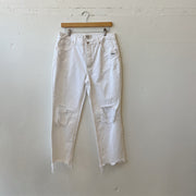 SIZE 10/30 | Free People White Jeans