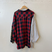 Size 2X | Mixed Flannel Button Up