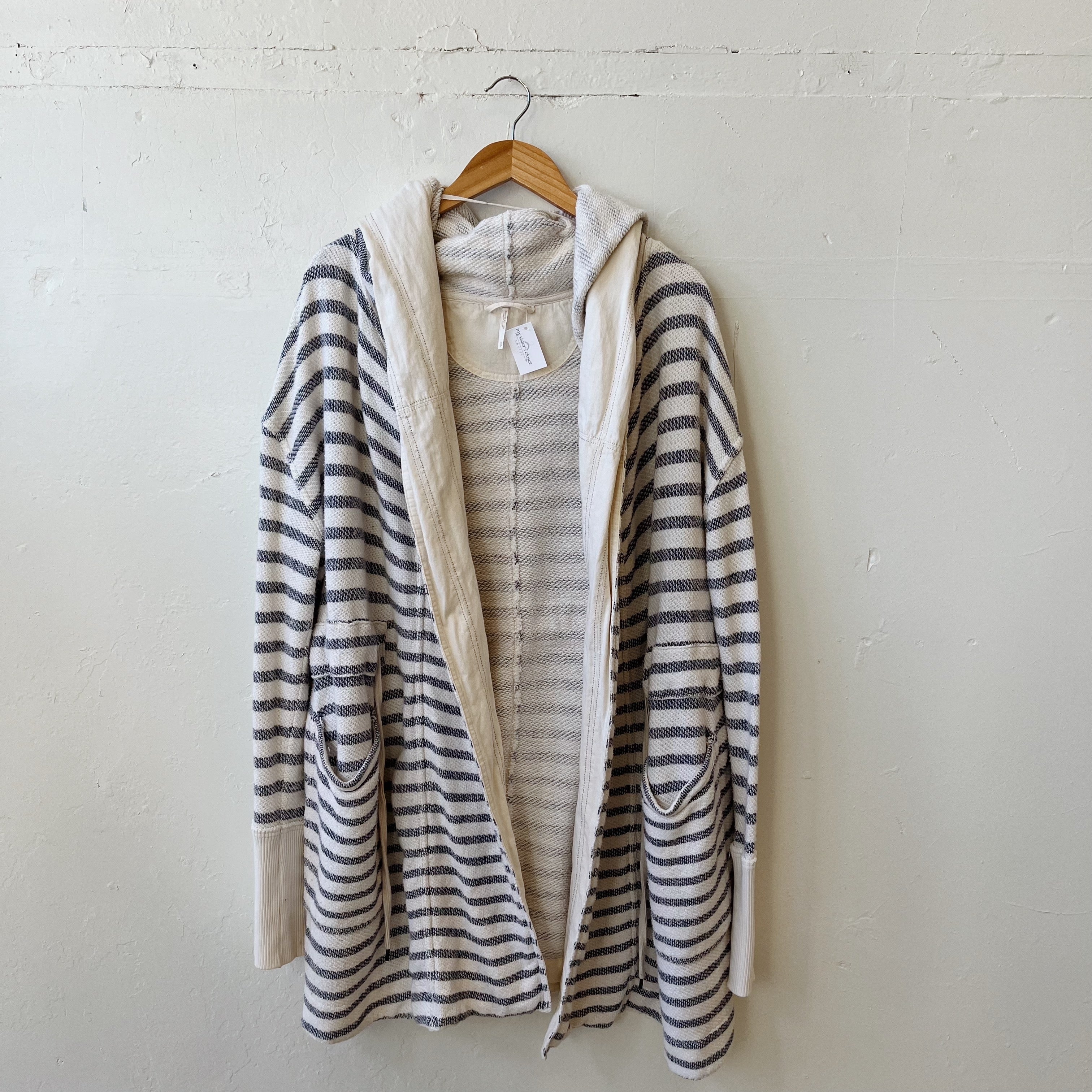 Size S | Free People Stripe Cardigan