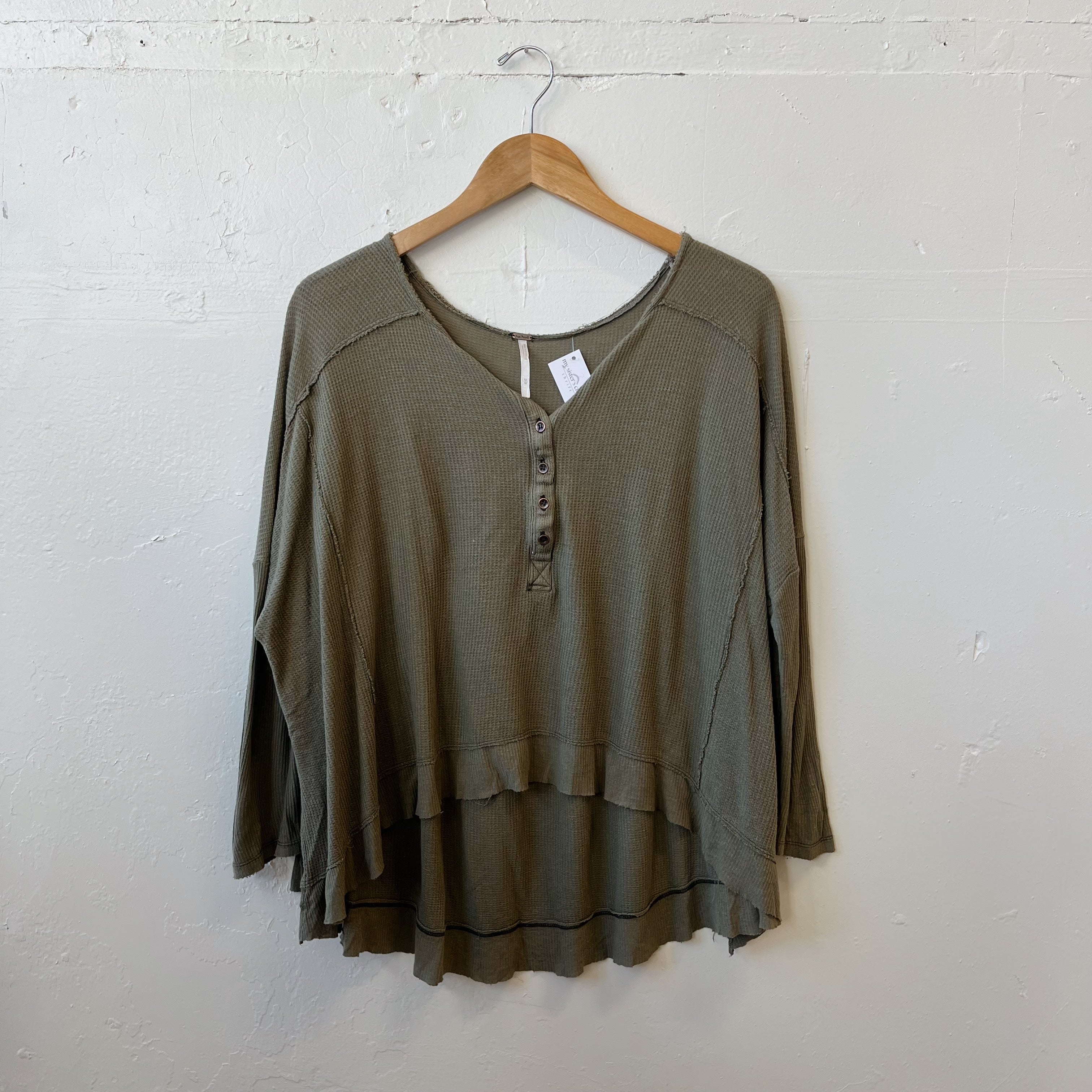 Size M | Free People Green Top