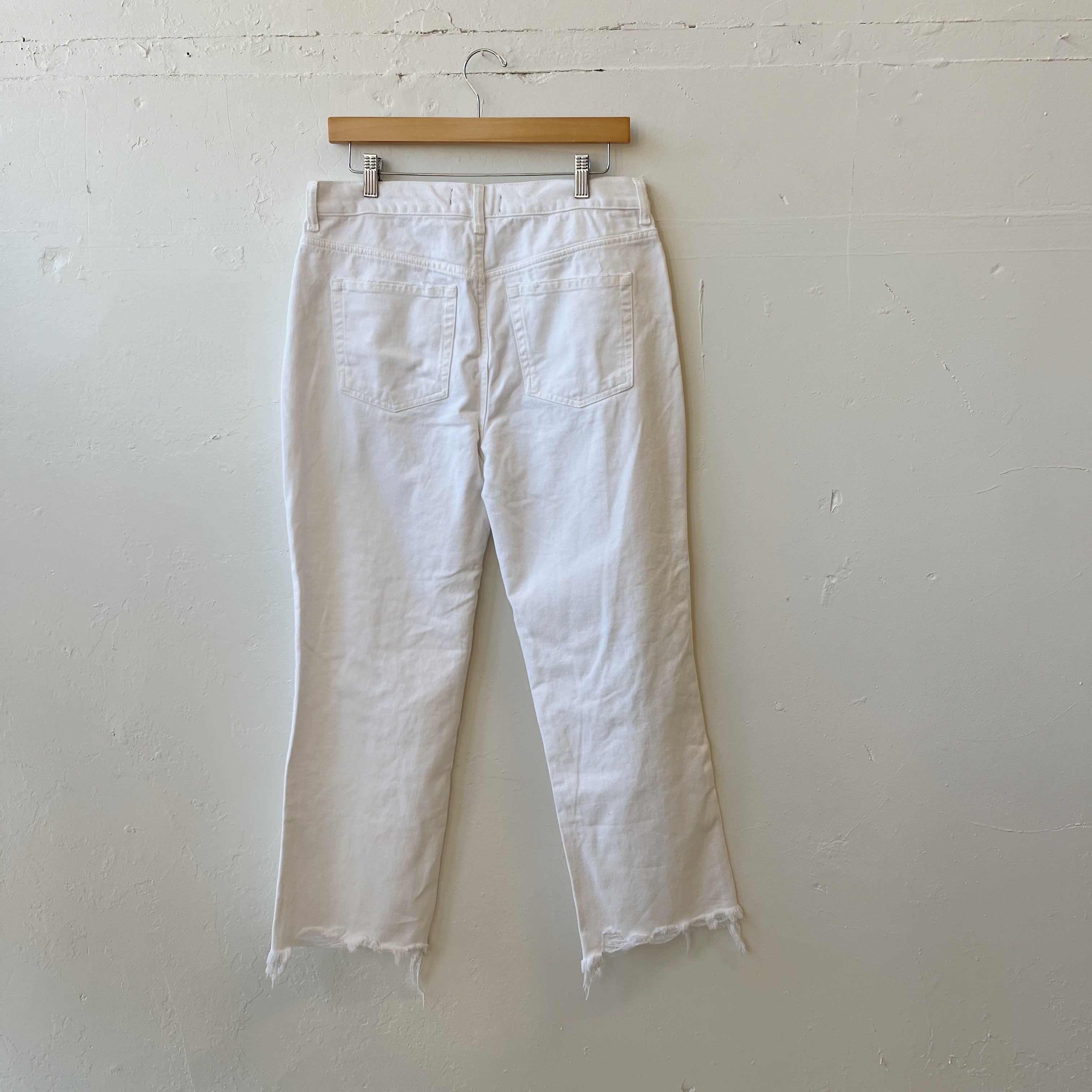 SIZE 10/30 | Free People White Jeans